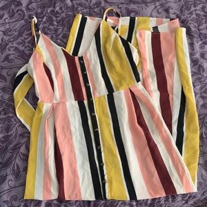 New Look striped multicolor maxi dress